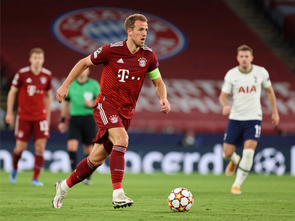 药厂1-1遭绝平,凯恩跪滑冲首冠再添优势 除了进球数据,凯恩的传球视野和策应能力同